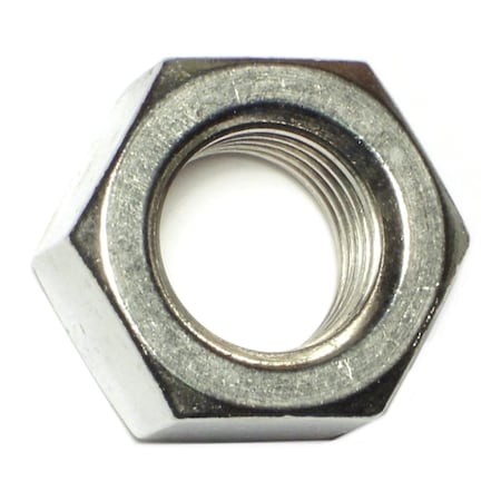 Midwest Fastener Hex Nut, 1"-8, 18-8 Stainless Steel, Not Graded, 3 PK 74884